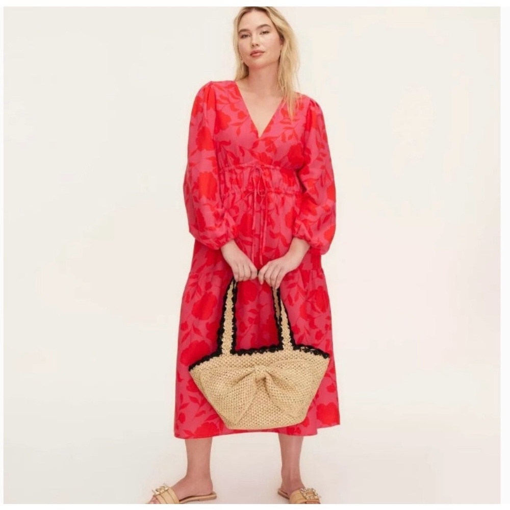kate spade new york x Target Raffia Bow Tote Bag - Natural - Picture 2 of 8